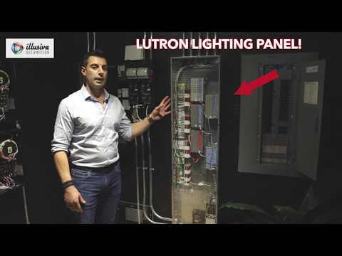 Lutron Lighting Panels w/ Illusive Automation!