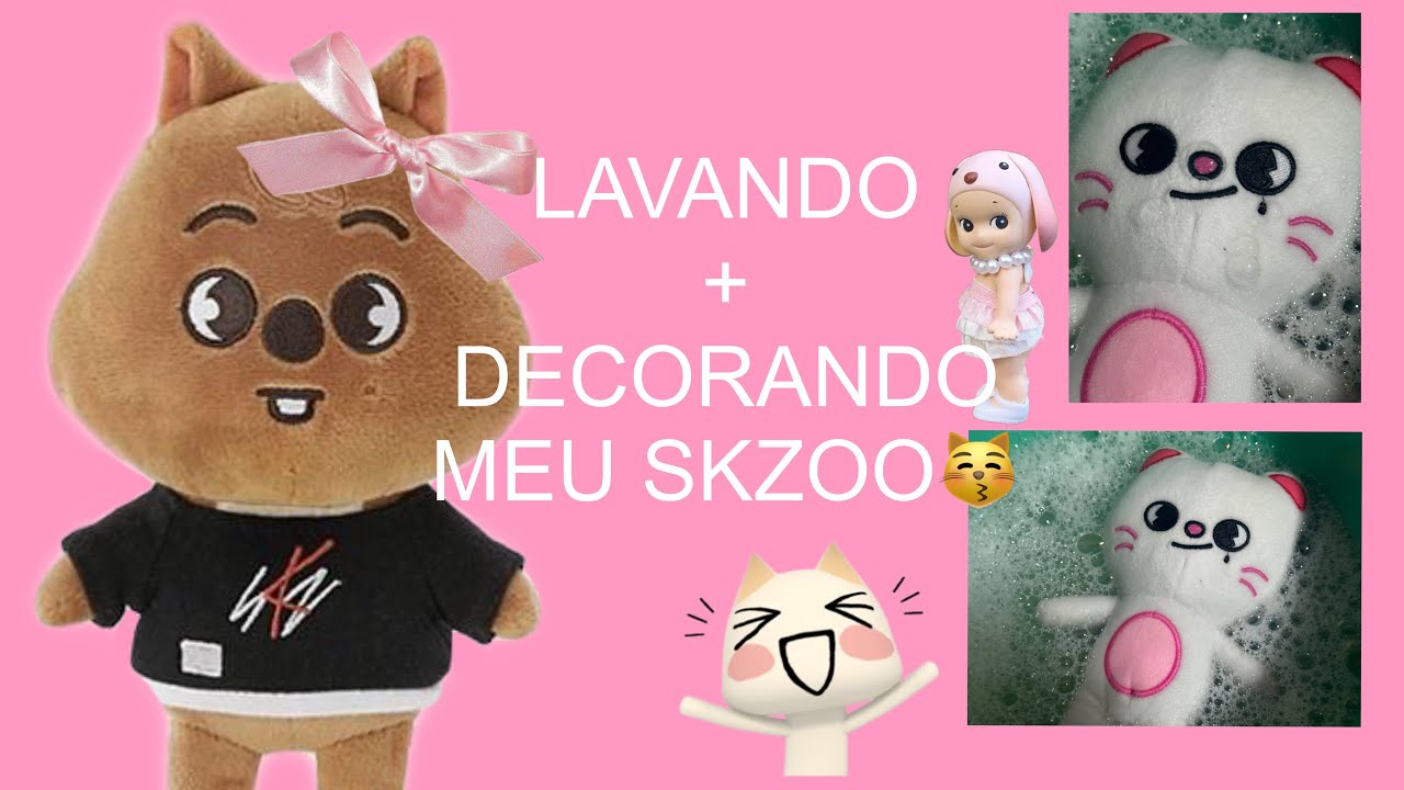 Lavando + Decorando meu Skzoo 💕! | Créditos no final do vídeo🤗 