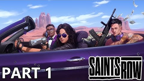 SAINTS ROW Walkthrough Gameplay Part 1 - FIRST F#@!ING DAY