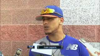 Amed Rosario and Juan Lagares swing away at early Mets workouts