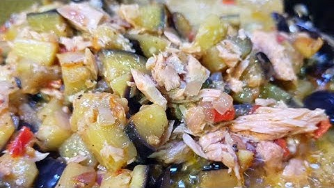 MABUBUSOG KA SA SARAP! A VERY SIMPLE , EASY EGGPLANT AND CANNED TUNA RECIPE