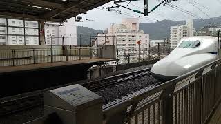 0325_102 熱海駅に到着する東海道新幹線N700系 F10編成(N700A)