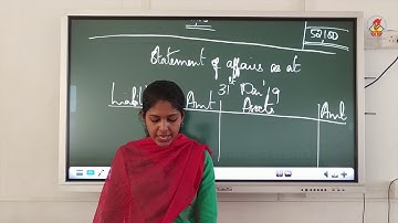 Acc11  Chapter 20 Accounts from Incomplete Records  Single Entry System   Video  03  Statement