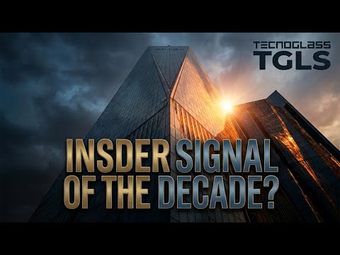 $4.05M of Insider Buying at Tecnoglass: The Real Signal