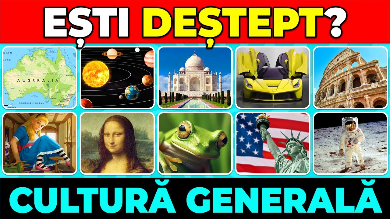 🧠 CÂT DE DEȘTEPT EȘTI? 😏 100 de întrebări de Cultură Generală 📚