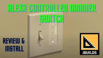 Review & Install of Alexa Controlled LED Light Dimmer Switch (Tessan -Amazon)
