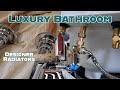 Luxury Bathroom Install - Designer radiators