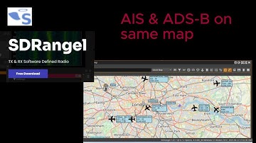 100: AIS + ADS-B(1090) on same map SDR angel + rtl sdr v4 + nooelec nesdr mini2+