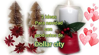 2 ideas para navidad con productos de DOLLARCITY #dollarcity #organizadores #navidadcreativa #ideas