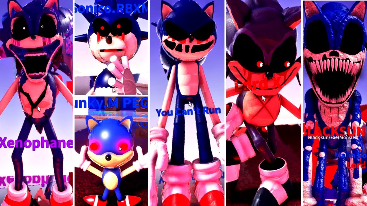 SONIC.EXE RP {NOVO JOGO} COM NOVAS FORMAS DO SONIC.EXE, FLEETWAY, FATAL  ERROR, SONIC.EYX E MAIS 