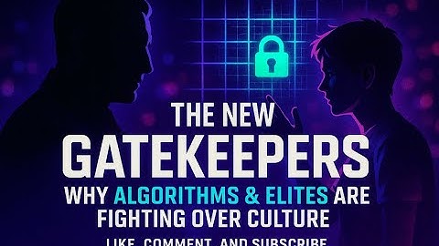 The New Gatekeepers: Why Algorithms & Elites are Fighting Over Culture