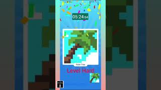 Nonogram 4 different level of drawing palm tree screenshot 3