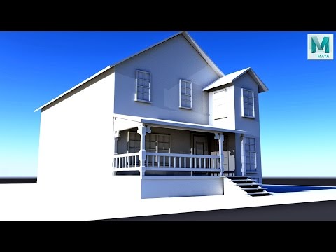 Maya tutorial modeling house Maya tutorial modeling house