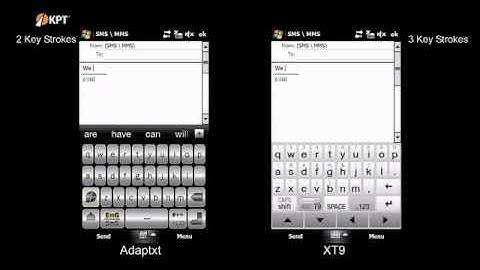 Adaptxt Vs XT9 Comparison