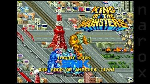 King of Monsters / opening title sequence / Neo Geo arcade game 1991