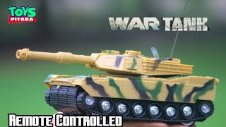 Remote Control War Tank | RC Army Tank  Unboxing &  Testing | Toys Pitara screenshot 5