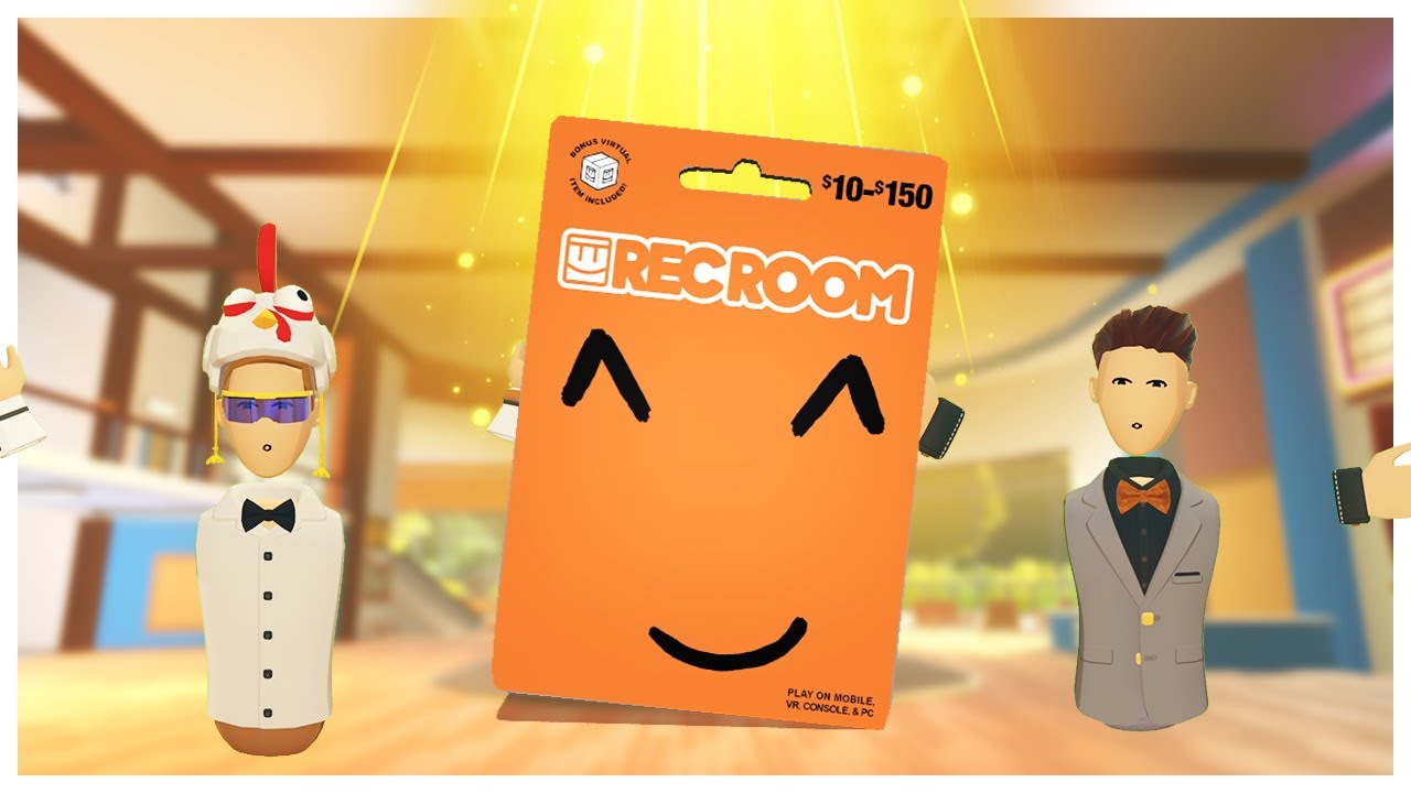 Check for Rec Room gift cards on Rec.net and in some major retailers!
