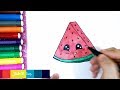 رسومات اطفال سهلة|رسم سهل حلوى للاطفال|draw easy cute cake