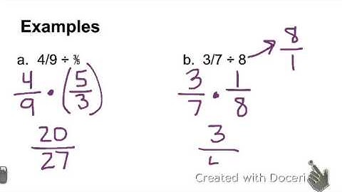 3-4 Dividing Rational Numbers