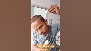 Day 11 Traya hair review || traya || #hair #hairtransformation #haircare #traya #shorts #shortsfeed