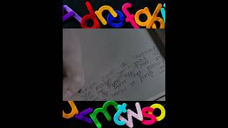 SUMMER Cursive Handwriting #digitalmahila #ushhaartworks #creativekids