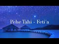 Pehe tahi  2018  fetia