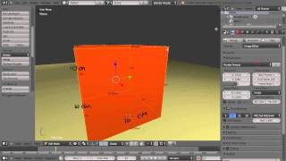 Blender Tutorial - Math for Animators - Liters and Cubic Centimeters