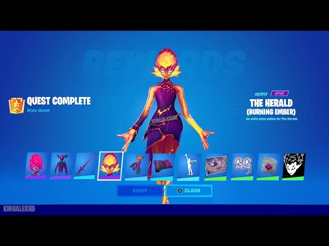 How To COMPLETE THE HERALD QUESTS CHALLENGES In Fortnite! (Free Skin Rewards Quests)