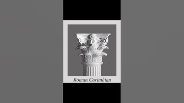 Capital Styles for Fluted Columns #shorts