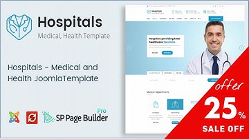 Hospitals - Responsive Joomla Medical Template | Themeforest Website Templates and Themes