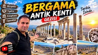 Bergama Antik Kenti gezisi \\ bergama izmir Turkey walking tour