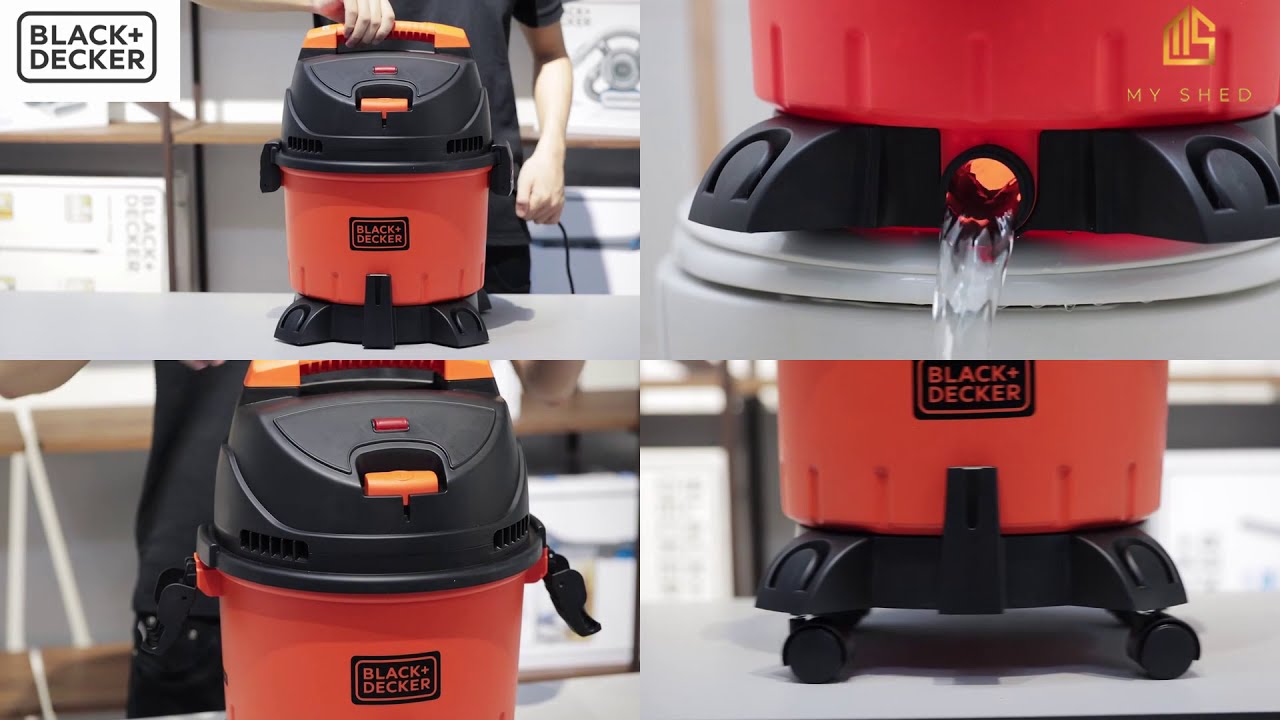 BLACK & DECKER WDBD15 15 Ltr,1400W,16 KPa Wet & Dry Vacuum Cleaner with  HEPA Filter Unboxing & Setup 
