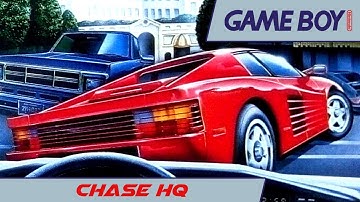 CHASE HQ (1991) // First Level // Nintendo Gameboy Gameplay