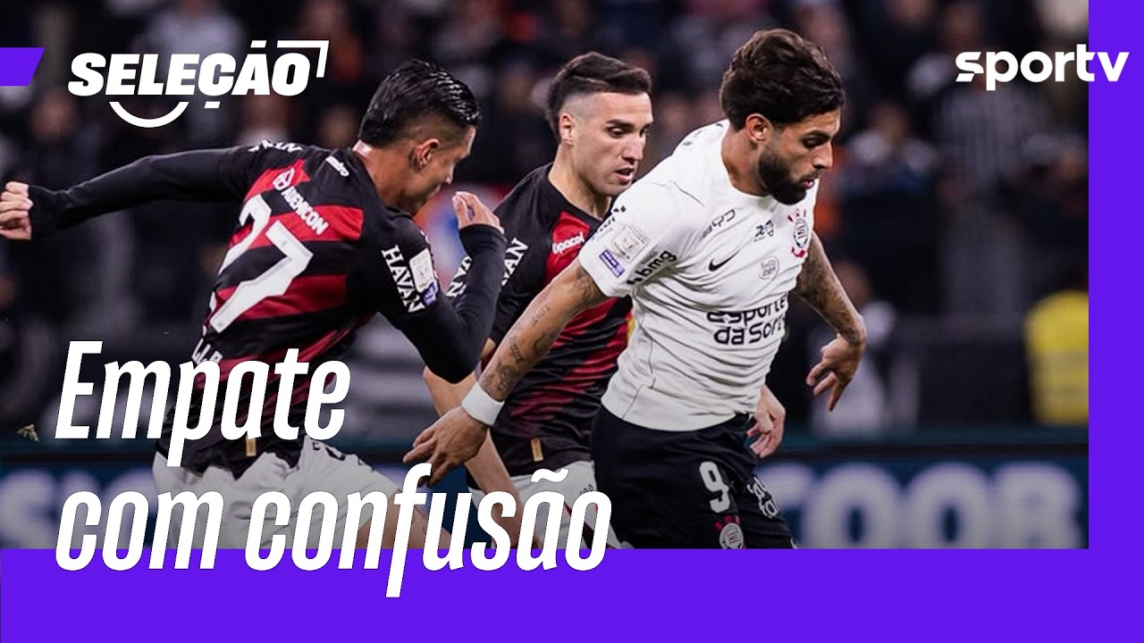 CORINTHIANS E ATHLETICO FICAM NO EMPATE SEM GOLS EM JOGO TENSO NA ARENA | Seleção | sportv