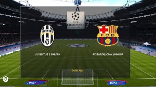 Juventus 1999 vs Barcelona 1997 ● Champions League ● Pes 2021