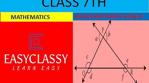 what are opposite  angles , vertically opposite angles|class7th|mathematics practice set 20