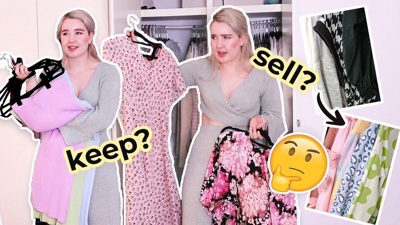 Wardrobe Declutter 2021 | Clean With Me + Reorganise My Closet - YouTube