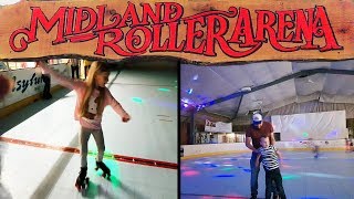 Roller Skating for the first time at Midland Roller Arena