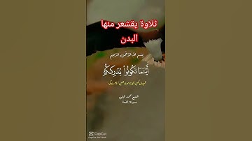 تلاوة  تقشعر منها الابدان