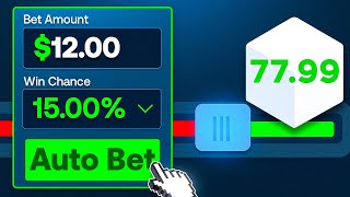 I RAN $100 TO $1,000 WITH THIS INSANE DICE STRATEGY!