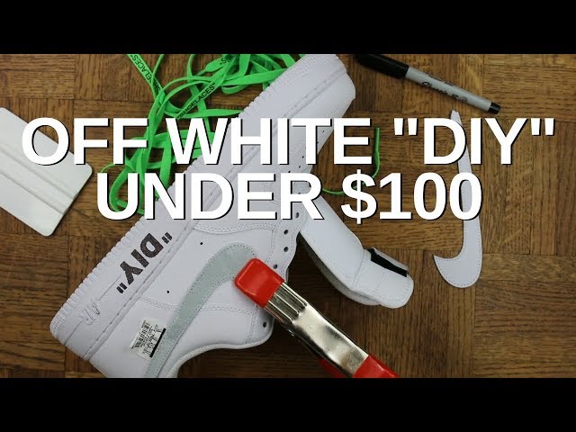 10 Ways to Make Your Own DIY Off-White-Inspired Nike Shoes at Home –  Footwear News