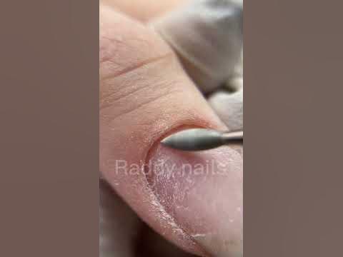 Под кутикулой. #nails #manicure #маникюр #ногти #маникюрпошагово # ...