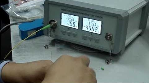 Operate Video of ST 3307A Insertion Loss Return Loss Test Station
