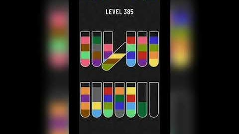 Water sort puzzle level 385