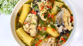 CATFISH PEPPER SOUP aka Point \& Kill | Ukodo | Winter, Holiday Recipes. How to make Nigerian Catfish