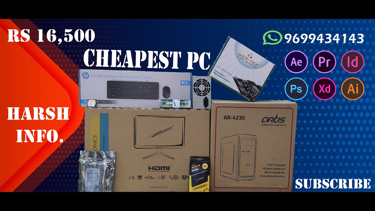 16 500 Best Budget PC Build editingpc gamingpc students office 16-500-best-budget-pc-build-editingpc-gamingpc-students-office