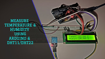 How to Measure Temperature and Humidity using DHT11 / DHT22 and Arduino | Arduino | Techtronic Harsh