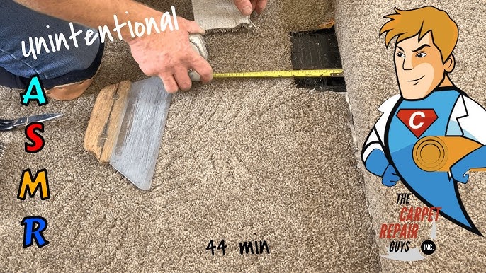 You can repair carpet DIY without professional tools 