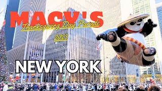 New York a pie. MACY'S THANKGIVING DAY PARADE. 11Nov2023. FULL PARADE. 4k