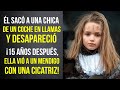 Un pobre sacó a una niña del coche en llamas y desapareció. 15 años después volvió a ver al mendigo!